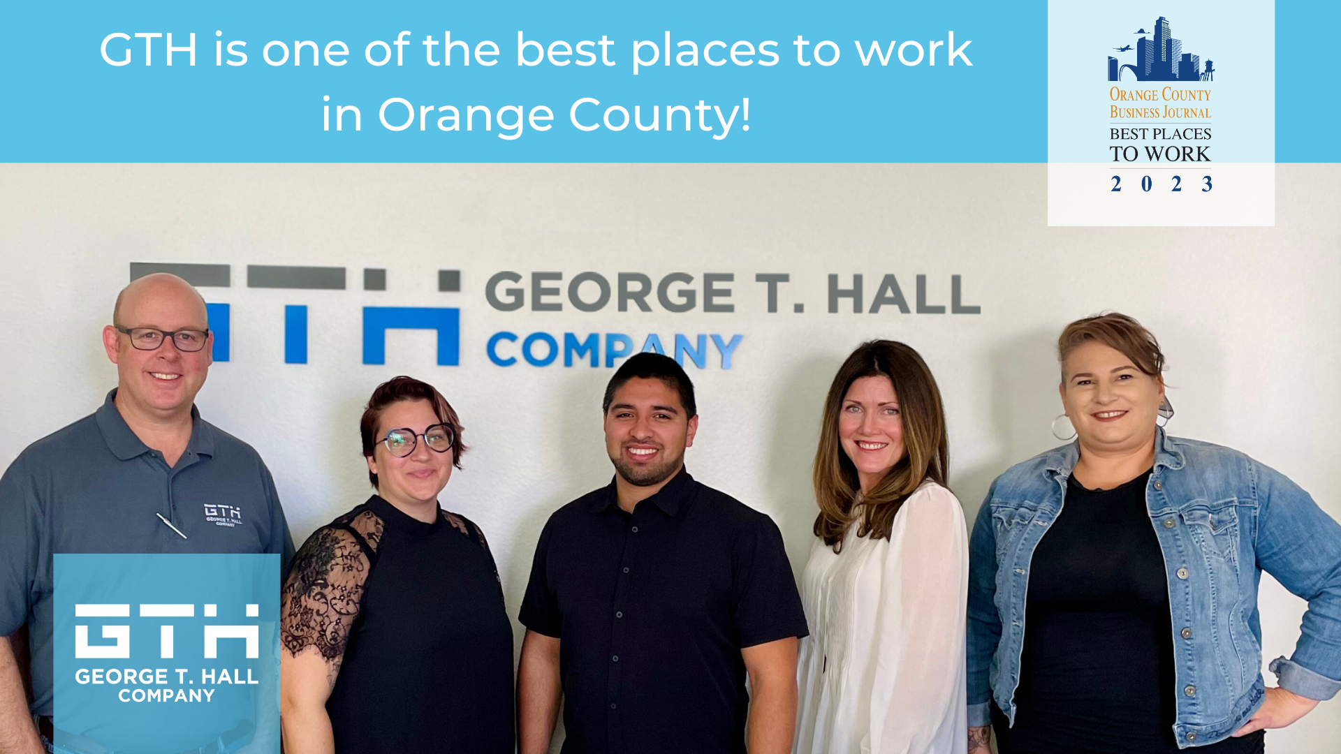 Orange County Business Journal announces GTH as one of the Best Places to work in OC