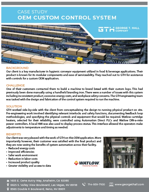 Manufacturing Case Study