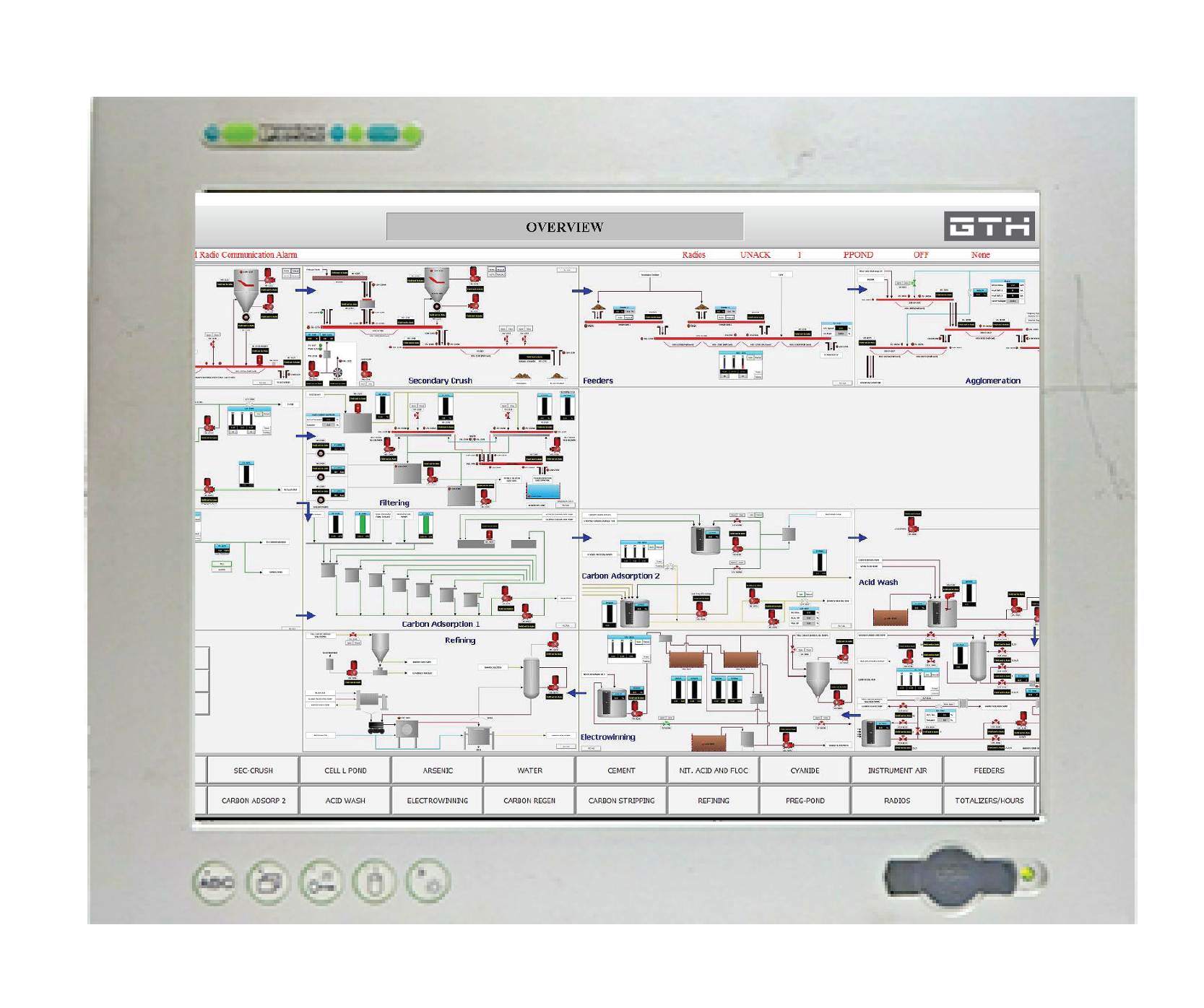 SCADA Programming (Ruby Hill Screens)