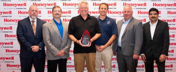 George T. Hall Company wins the Honeywell Channel Partner of the Year Award
